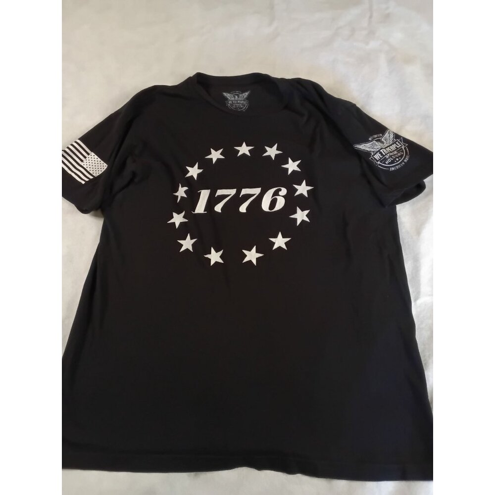 1776 Black T-Shirt We The People Holsters XXL Patriotic